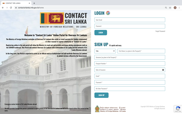 Over 17,000 Overseas Sri Lankans register on ‘Contact Sri Lanka’